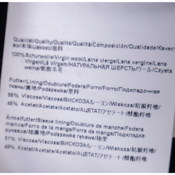 BOSS Hugo Boss Suit Jacket Sport Coat Blazer Sz 40L Striped Gray Wool 2-Button - Picture 11 of 14